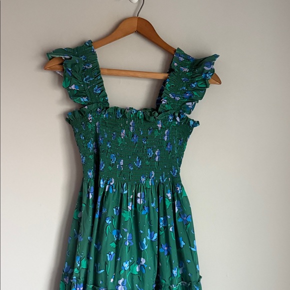 Hill House Emerald space Rocket Floral Ellie Dress XS - Picture 5 of 12